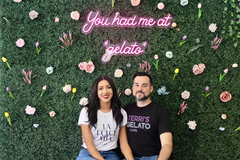 Terri's Gelato Cafe owners create fresh gelato inspired by family roots