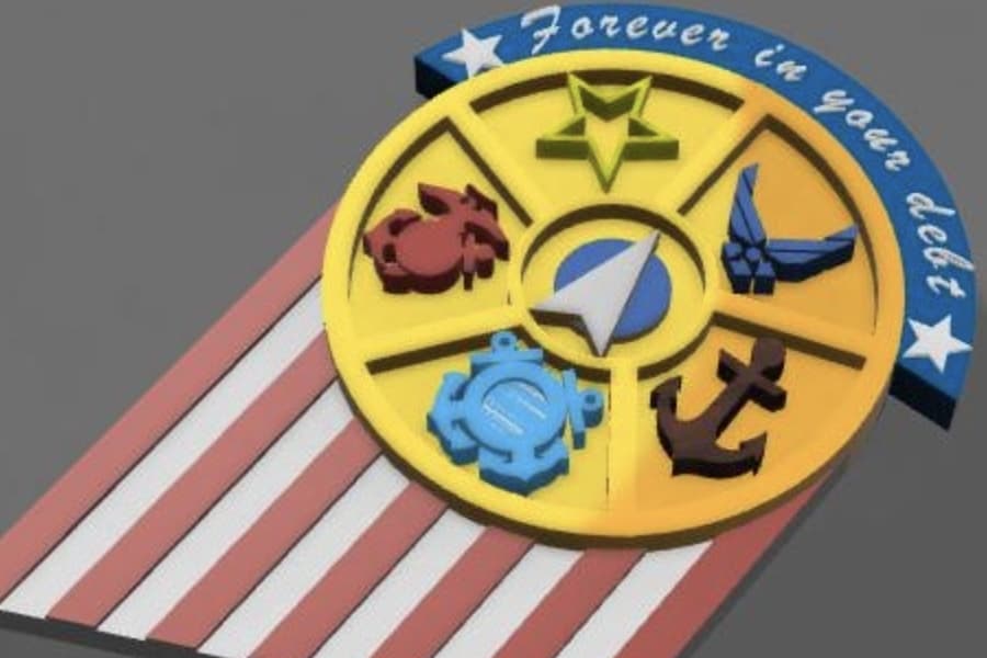 San Antonio student’s 3D-printed pin wins contest, honors veterans