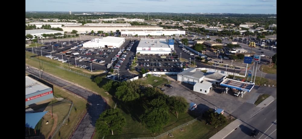 Drone images taken just before the station closed show how much the city has grown around it. (Courtesy Juan C. Perez)