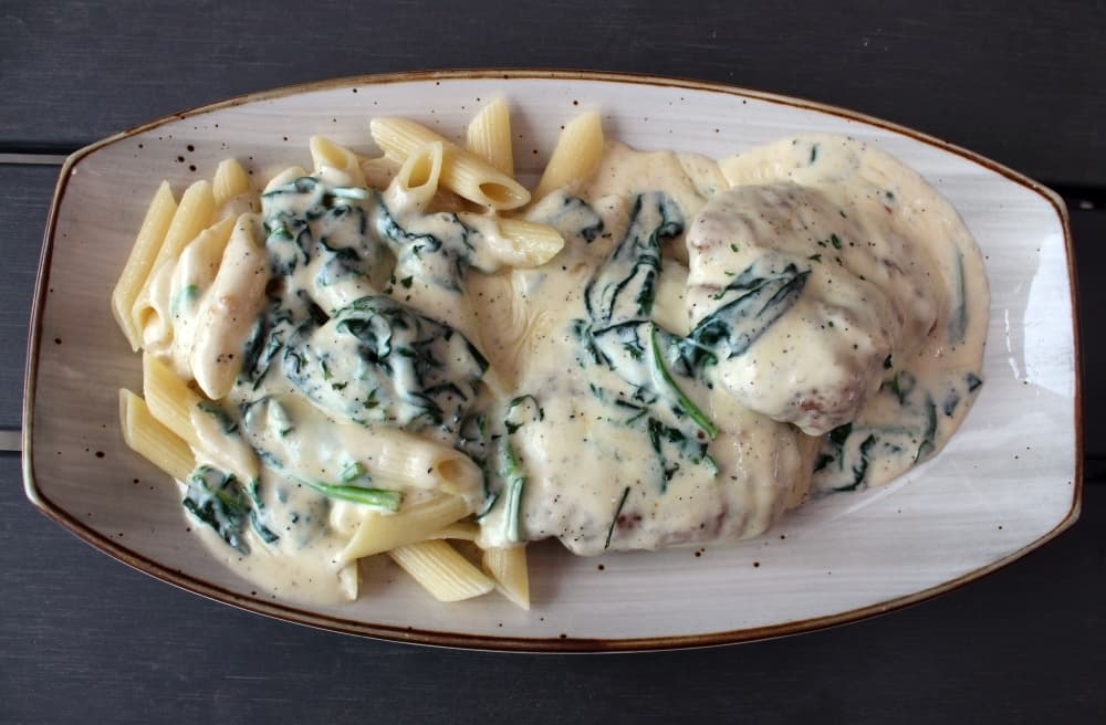 A plate of pasta