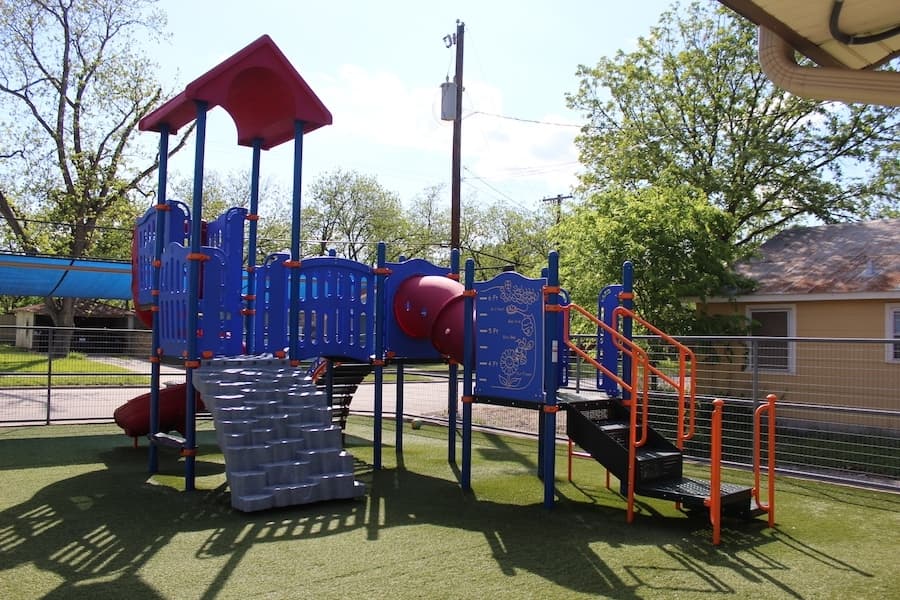 Lolli's Daycare and Preschool playground. (Amira Van Leeuwen/Community Impact)