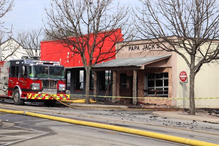 Papa Jack's building in Kyle demolished more than a year after fire