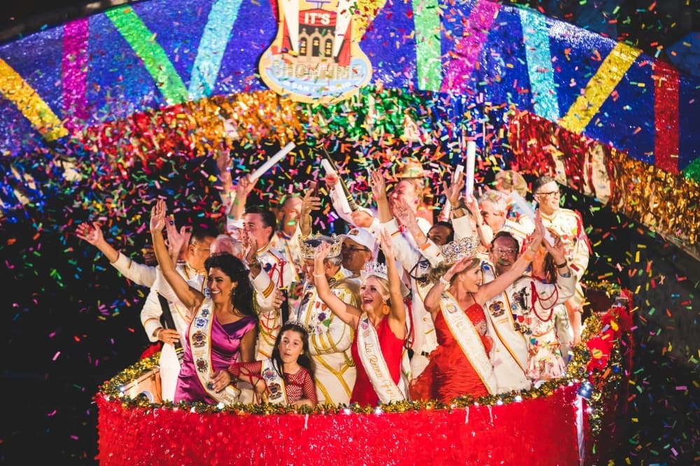 Fiesta river parade