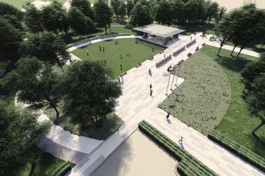 Peters Colony Memorial Park in Flower Mound in design phase
