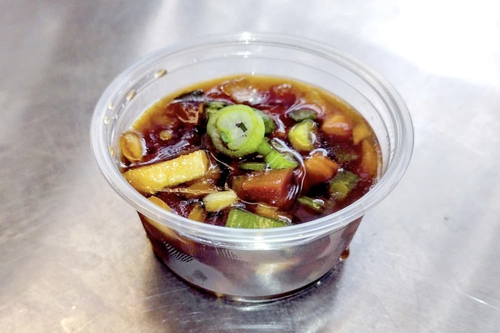 Finadene is a soy sauce that originated in Guam. (Courtesy Pacific Flame Island Grill)