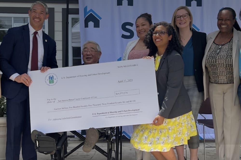 San Antonio, Bexar County receive $14.6M to aid homeless residents