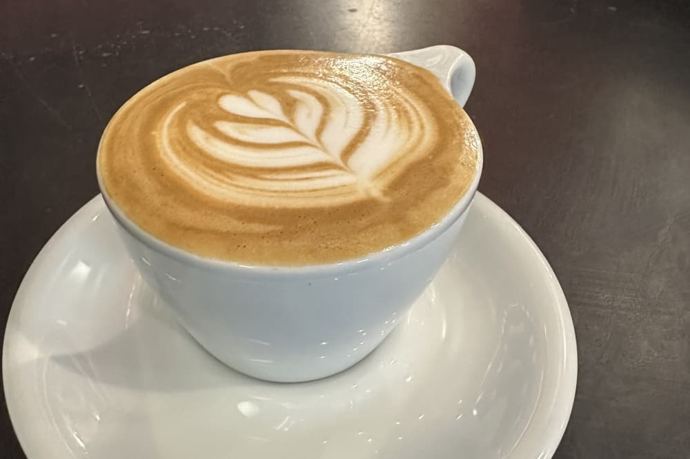 In addition to beers, Red Horn offers a menu of classic coffee drinks made with house-roasted beans. (Bianca Moreno-Paz/Community Impact)