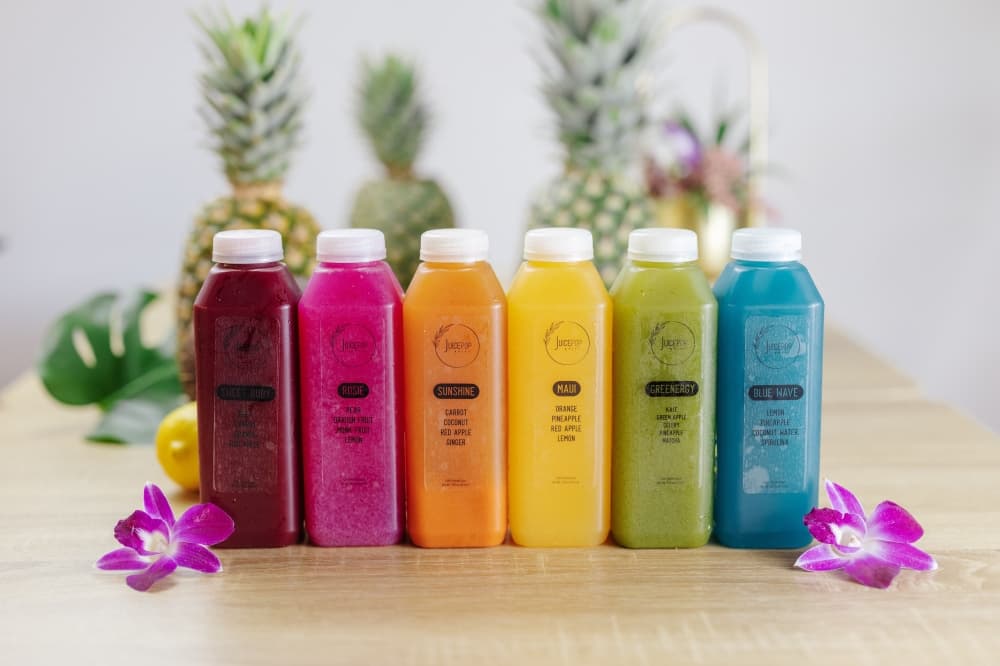 Juicepop & More sells a variety of juices with names like Sunshine and Rosie. (Courtesy Juicepop & More)