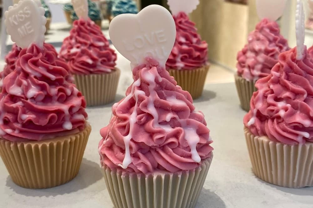 La Savonnerie Divine has reopened in Willowbrook Mall, selling flower soaps and skin care products, such as body washes and bath bombs. (Courtesy Willowbrook Mall)
