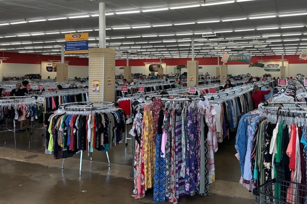 Thrift Town offering second-hand merchandise in Richardson