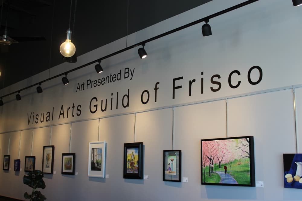 Visual Arts Guild of Frisco art show at Sweetwaters Coffee and Tea in east Frisco.