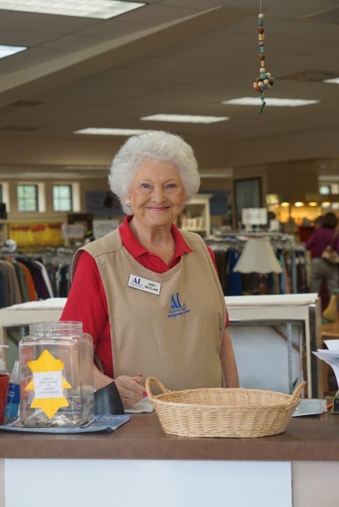 Janet Westlake is a longtime volunteer of the assistance league. (Cassandra Jenkins/Community Impact)