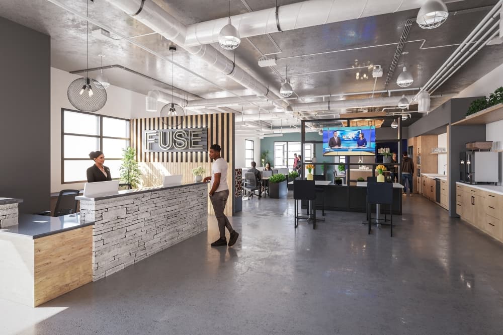 Professional coworking, private office rental provider opening in Four Points