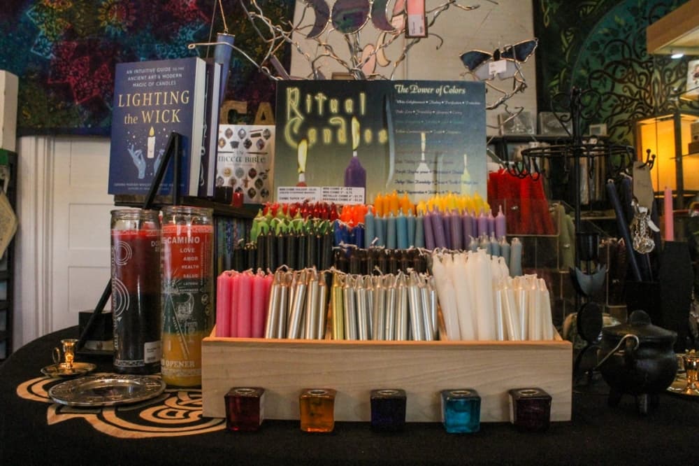 Savage Mana will sell a variety of ritual candles. (Amira Van Leeuwen/Community Impact)