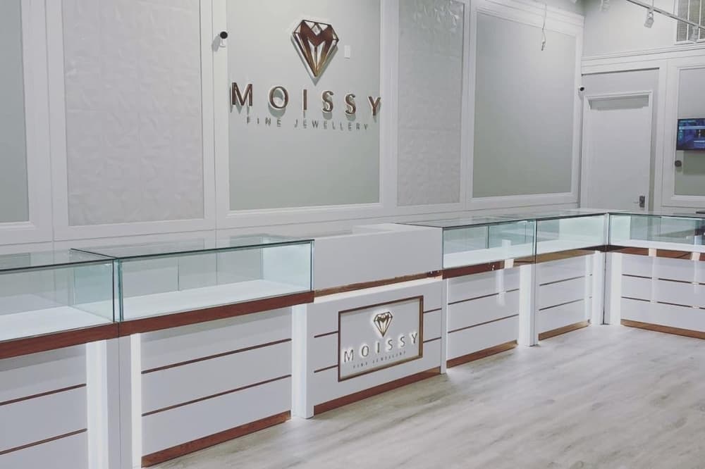 Moissy Fine Jewelry specializes in moissanite fine jewelry and now has a space in Willowbrook mall. (Courtesy Moissy Fine Jewelry)