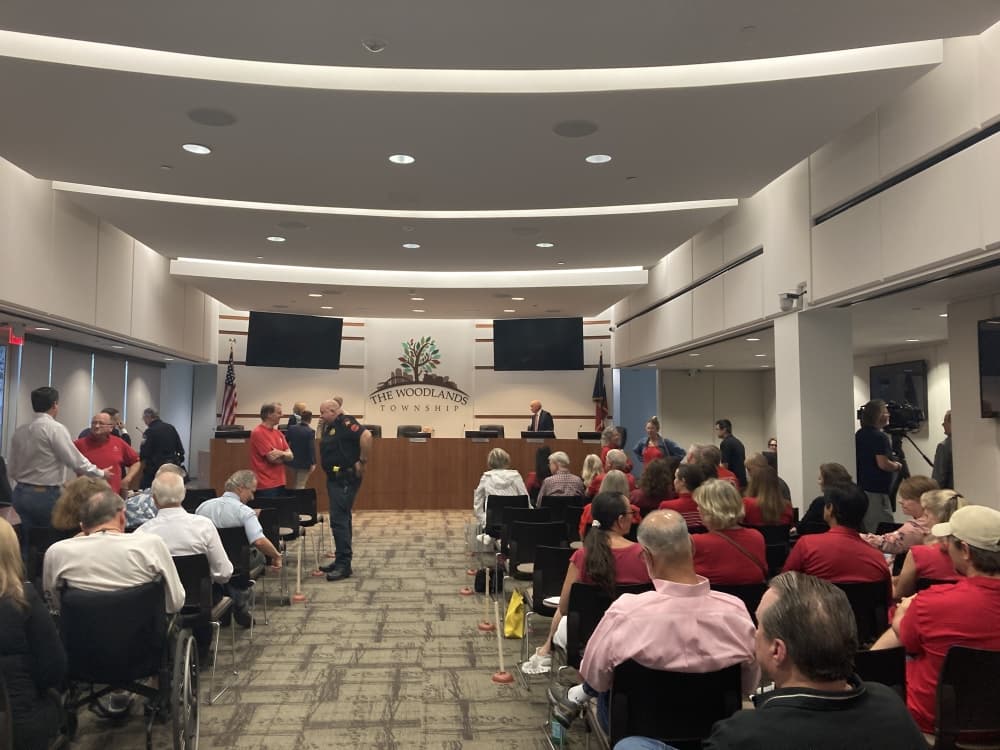 Residents continue protest against Capstone Park bathrooms in The Woodlands