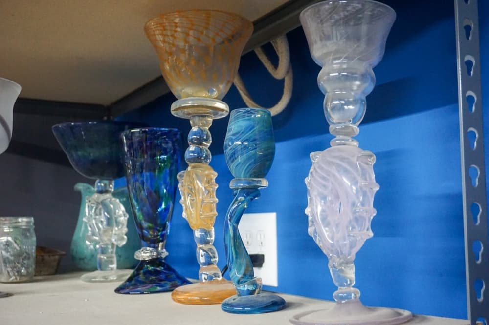 Glass vases