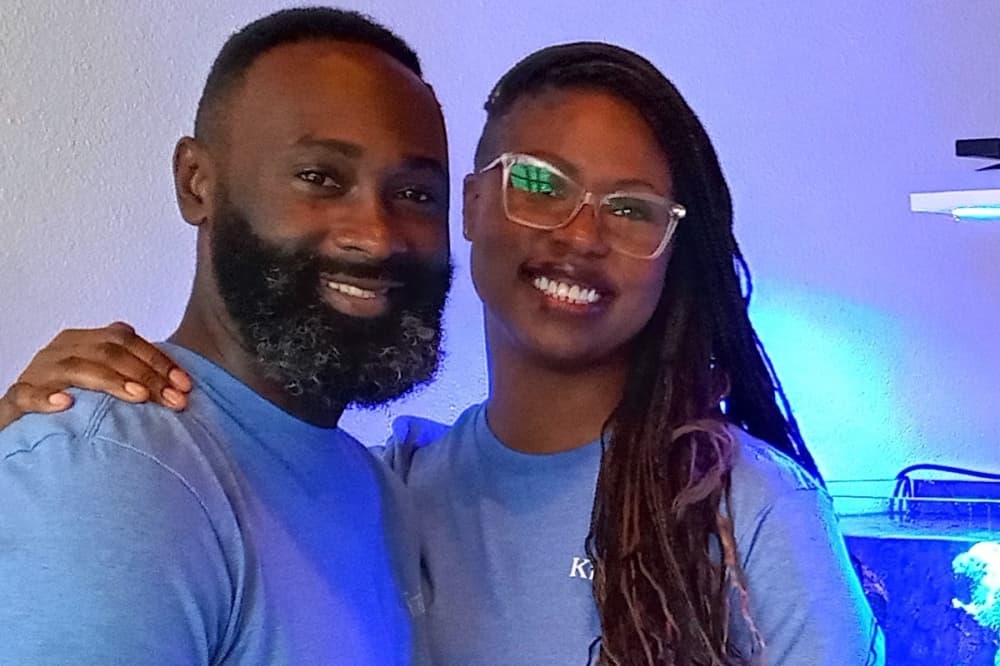 Ronneil and Kimberly Harewood opened Sea Hare Aquatics in November 2021, where they offer fish, aquatic supplies and services. (Edmond Ortiz/Community Impact)

