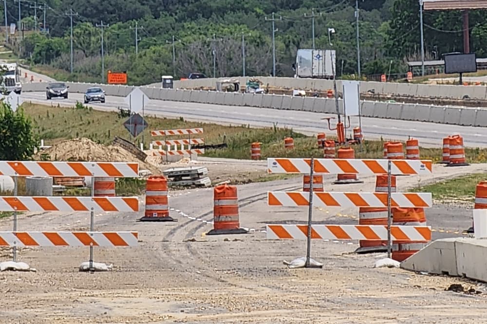 I-10 construction closes lanes near Zuehl Road exit ramp