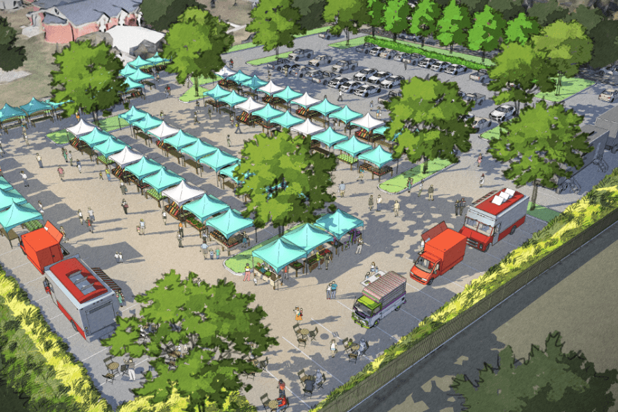 Downtown Magnolia market, parking project targets 2024 completion