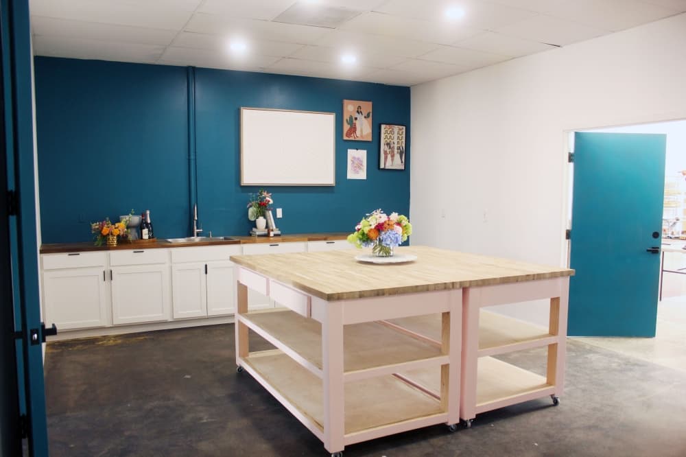 The business also provides event space for photographers, bakers and other creatives to rent out the space for various classes and events. (Courtesy AALVO)