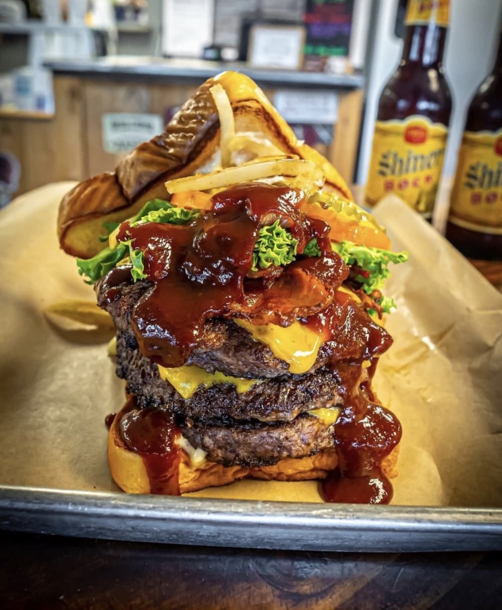 The new location also serves burgers and other items. (Courtesy Spud Ranch)