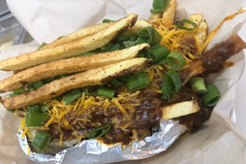 Spud Ranch anchors food truck at Ernie's Patio Bar in Cibolo