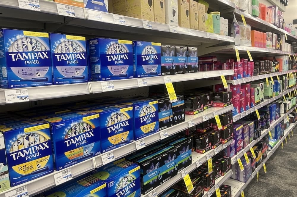 Texas House approves bill to nix sales tax on period, baby products