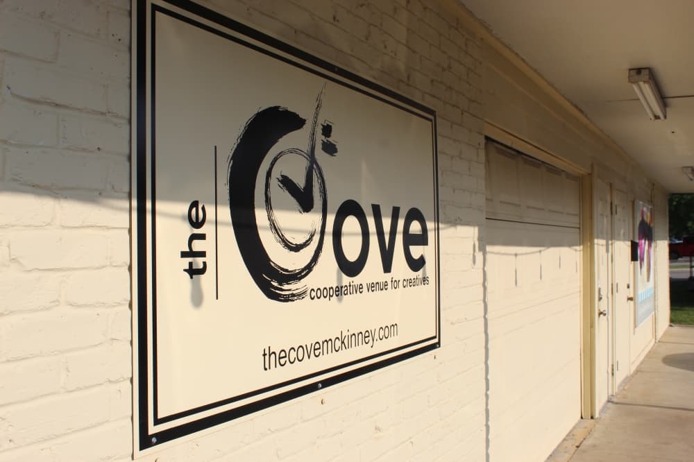 The Cove sign