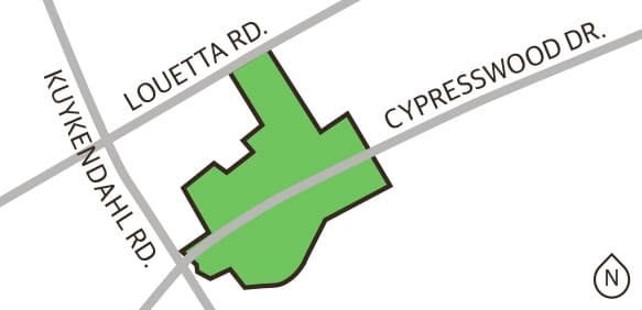 Located near the intersection of Cypresswood Drive and Kuykendahl Road in Spring, the Cypresswood subdivision is zoned to Klein ISD schools and comprises 1,709 single-family homes. (Ronald Winters/Community Impact) 