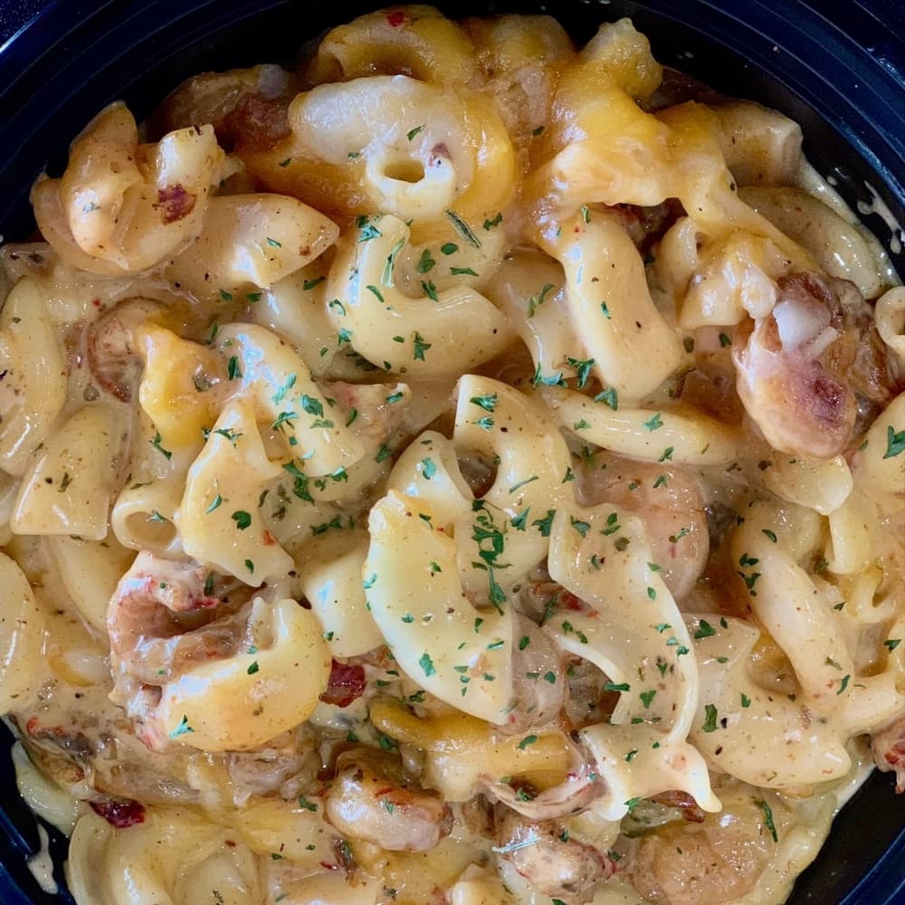 Kreole mac and cheese ($5): This side combines seafood favorites with traditional macaroni and cheese. (Courtesy Kid Kreole Kooking)