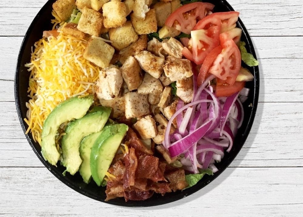 Chicken salad in a bowl