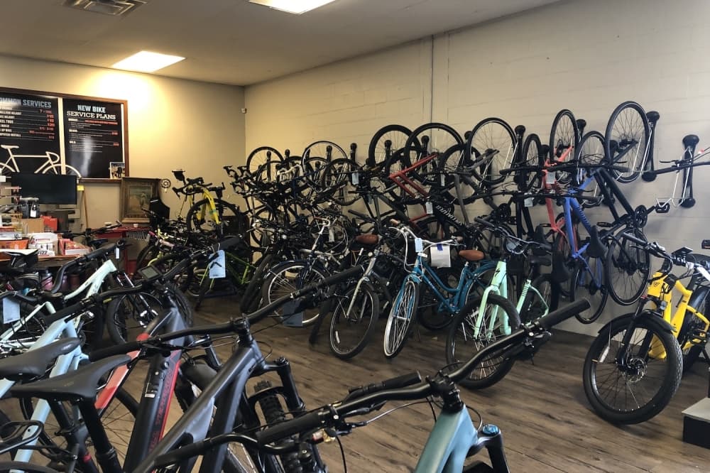 The Chain Link Bicycle Shop serves as a central hub for local cyclists