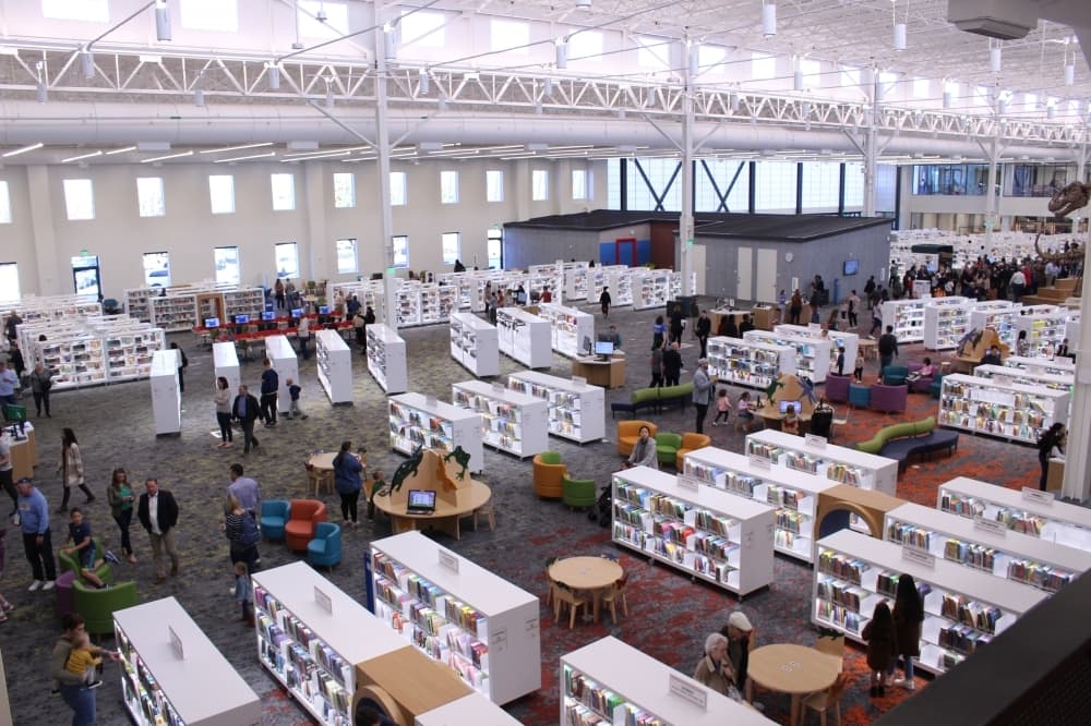 
Bashaw said the size of the library reminds him of classic, historical libraries that are not found very often anymore. (Alex Reece/Community Impact)