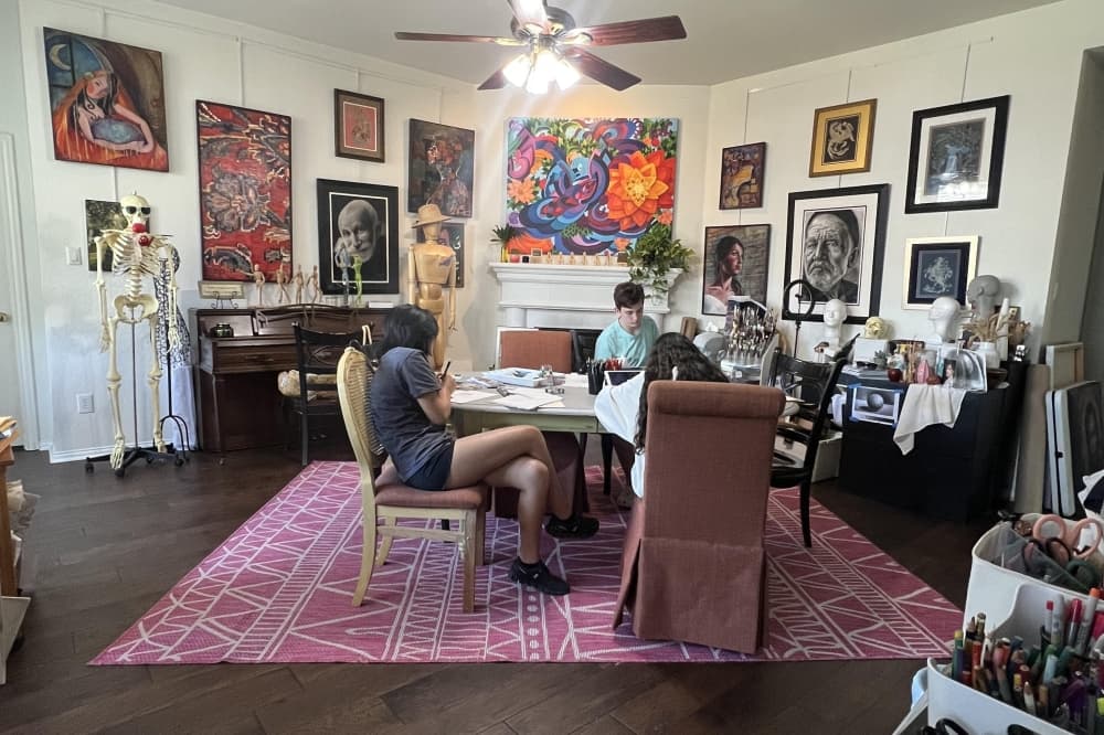 Bahar Studio is a small gallery where people can view art. (Courtesy Bahar Studio).