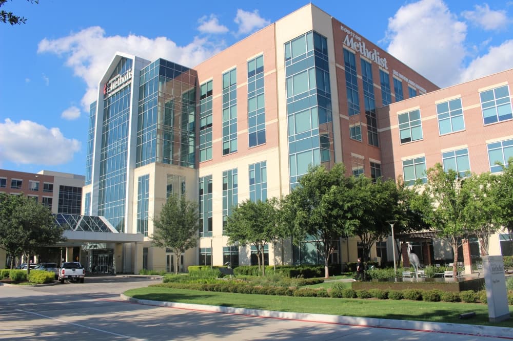 Houston Methodist The Woodlands Hospital is located on I-45 in Shenandoah. (Jessica Shorten/Community Impact)