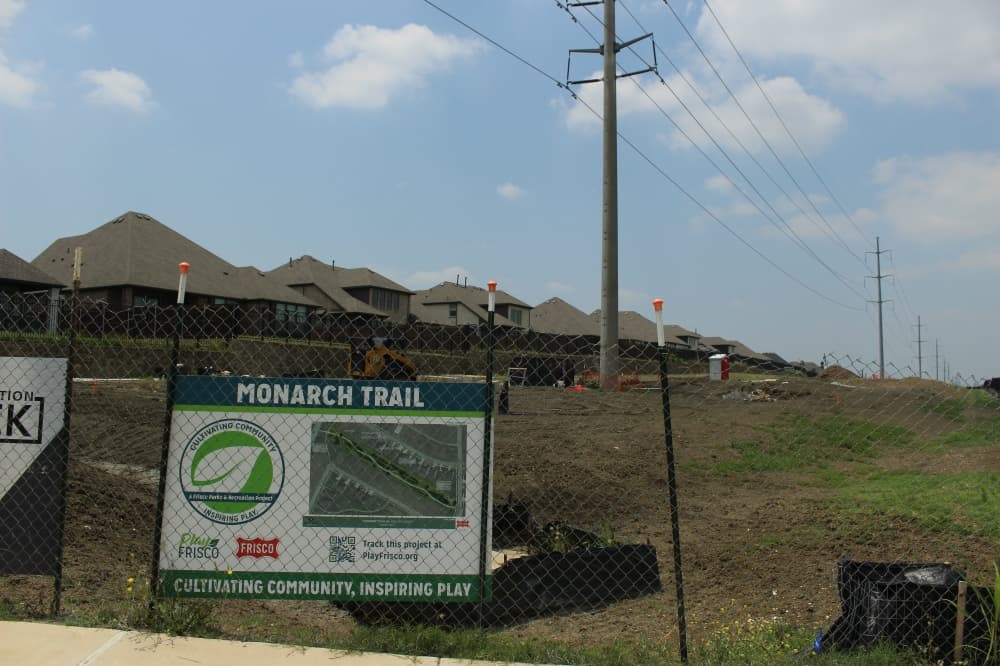 monarch trail sign frisco