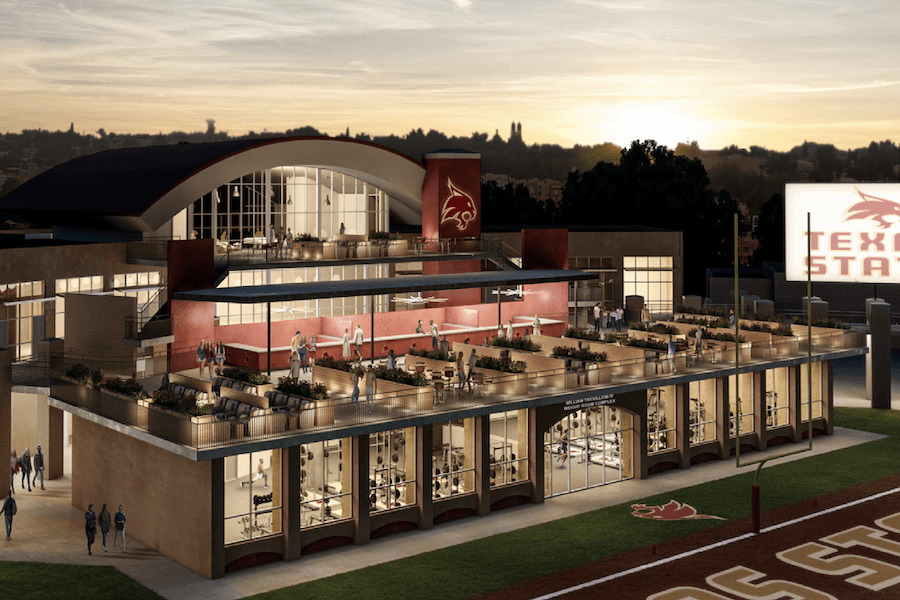 Texas State University breaks ground on $37M football center