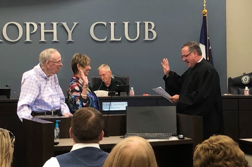 Trophy Club welcomes new mayor, council member
