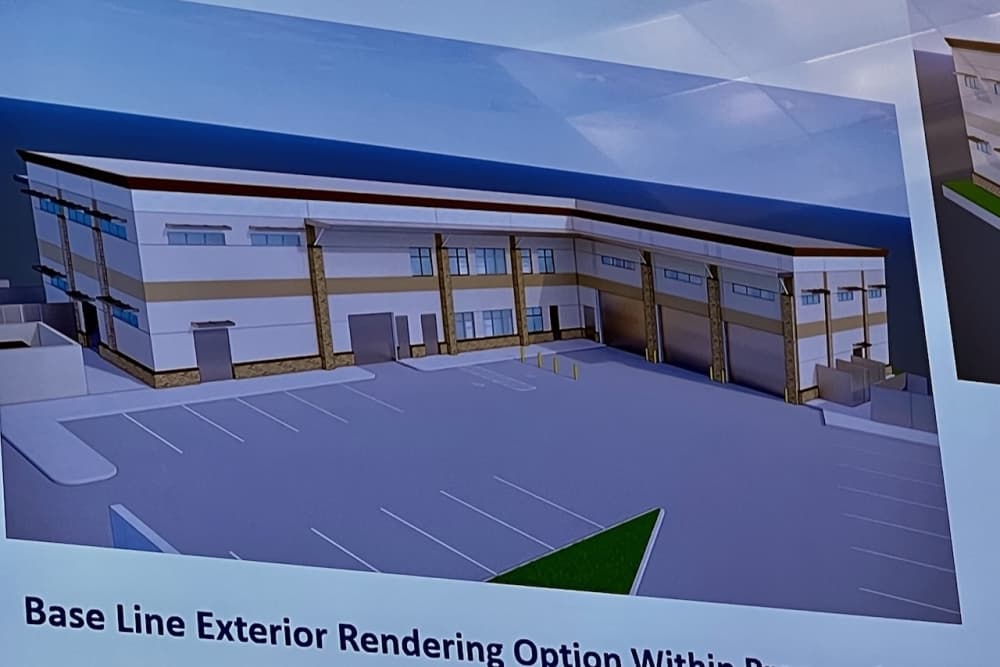 This is a rendering of one of the preliminary construction designs of West U's new building.