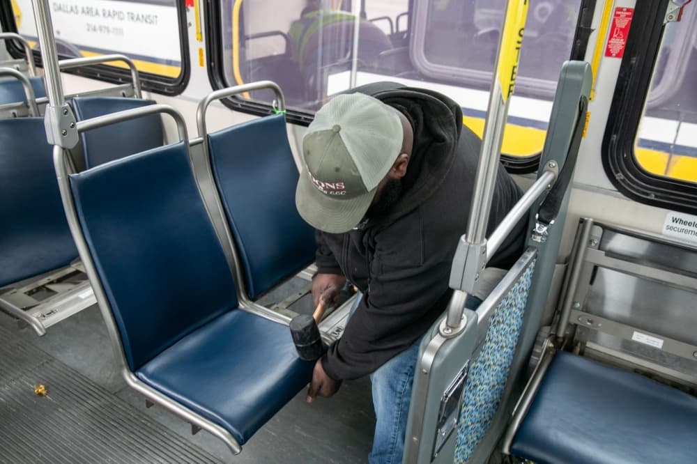 Going vinyl: DART replacing 34,000 fabric seat cushions for a 'clean and effective ride'