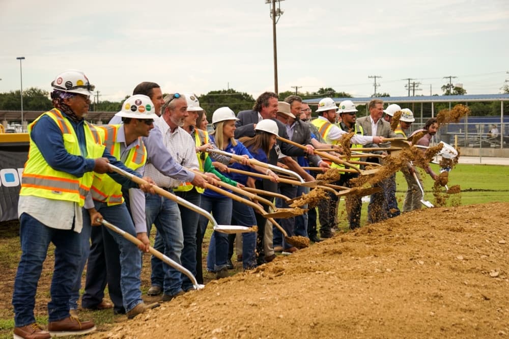 Ground breaking