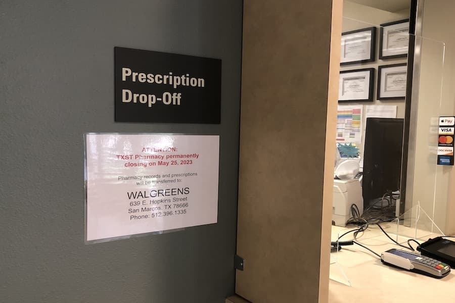 Texas State University Student Health Center Pharmacy closes