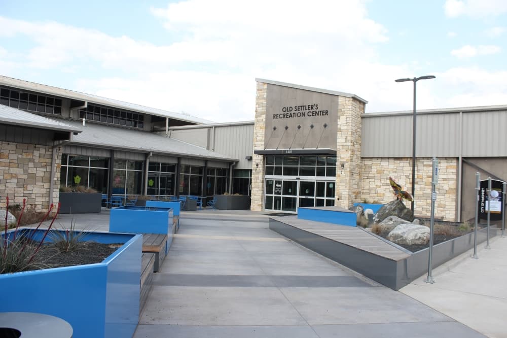 Exterior of Old Settler's Recreation Center building