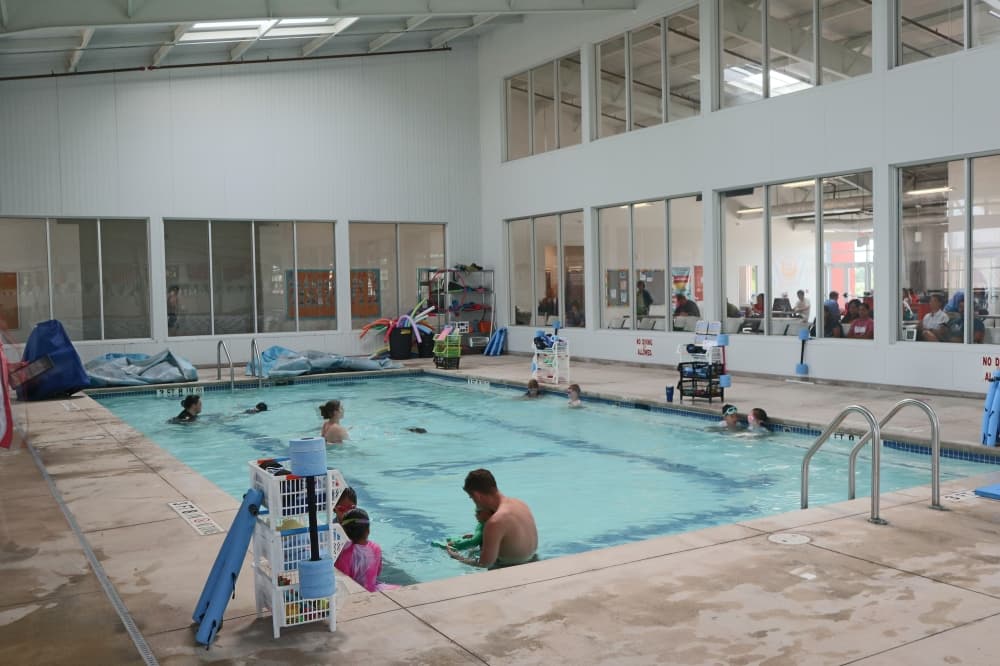 indoor pool for swim lessons