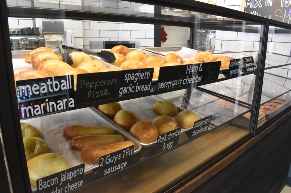 Kolache Kafe offers a selection of homemade kolaches and pastries. (Lizzy Spangler/Community Impact)
