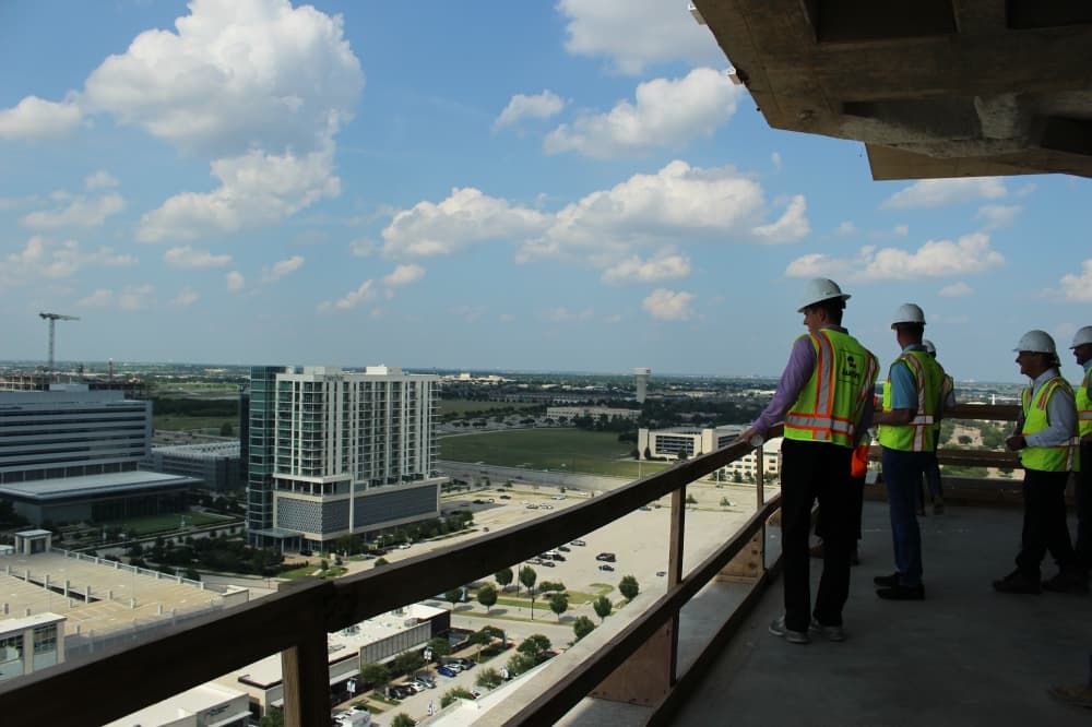 looking out on hall park