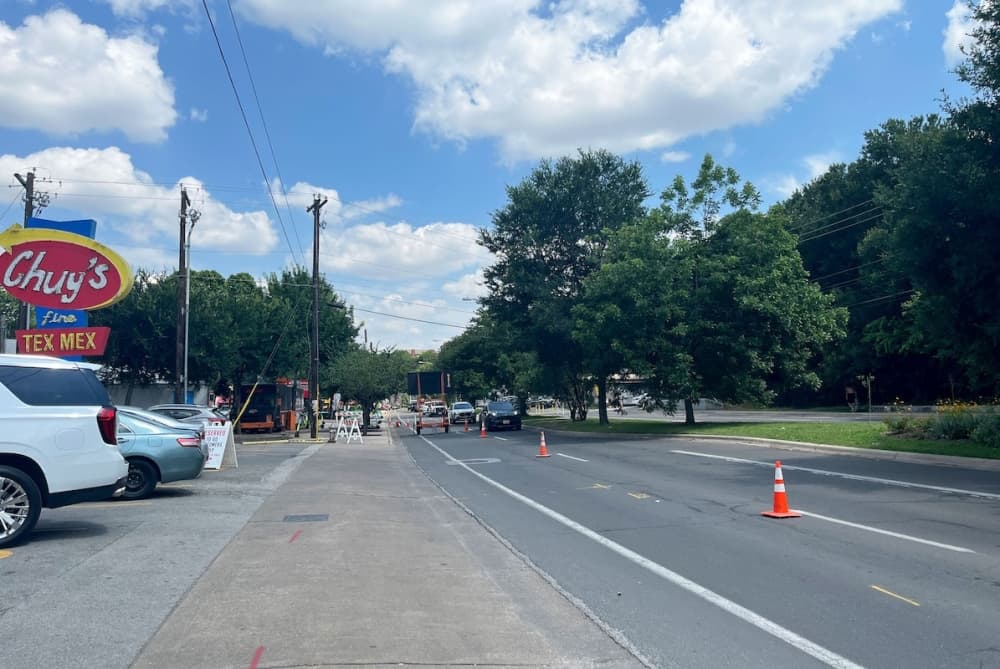 Feedback sought on reducing part of Barton Springs Road to one lane in each direction