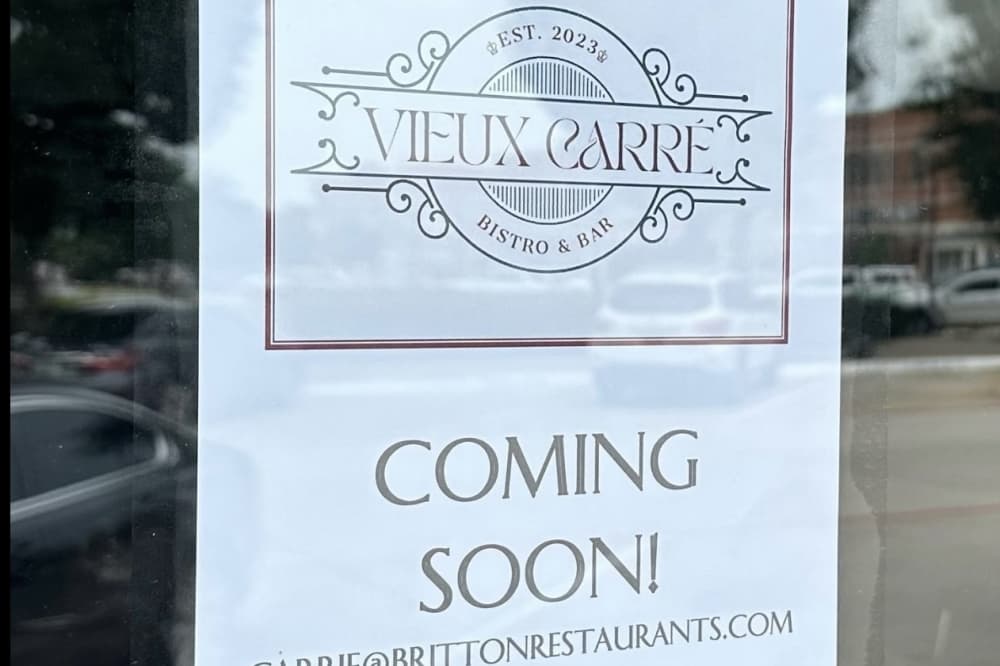Vieux Carré Bistro & Bar to open in Flower Mound's Parker Square this summer