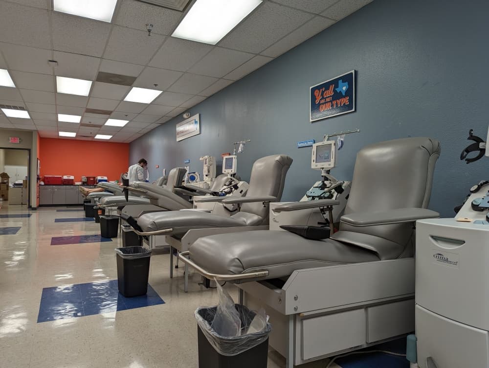 Round Rock is home to one of four We Are Blood donation centers. (Photos by Carson Ganong/Community Impact)